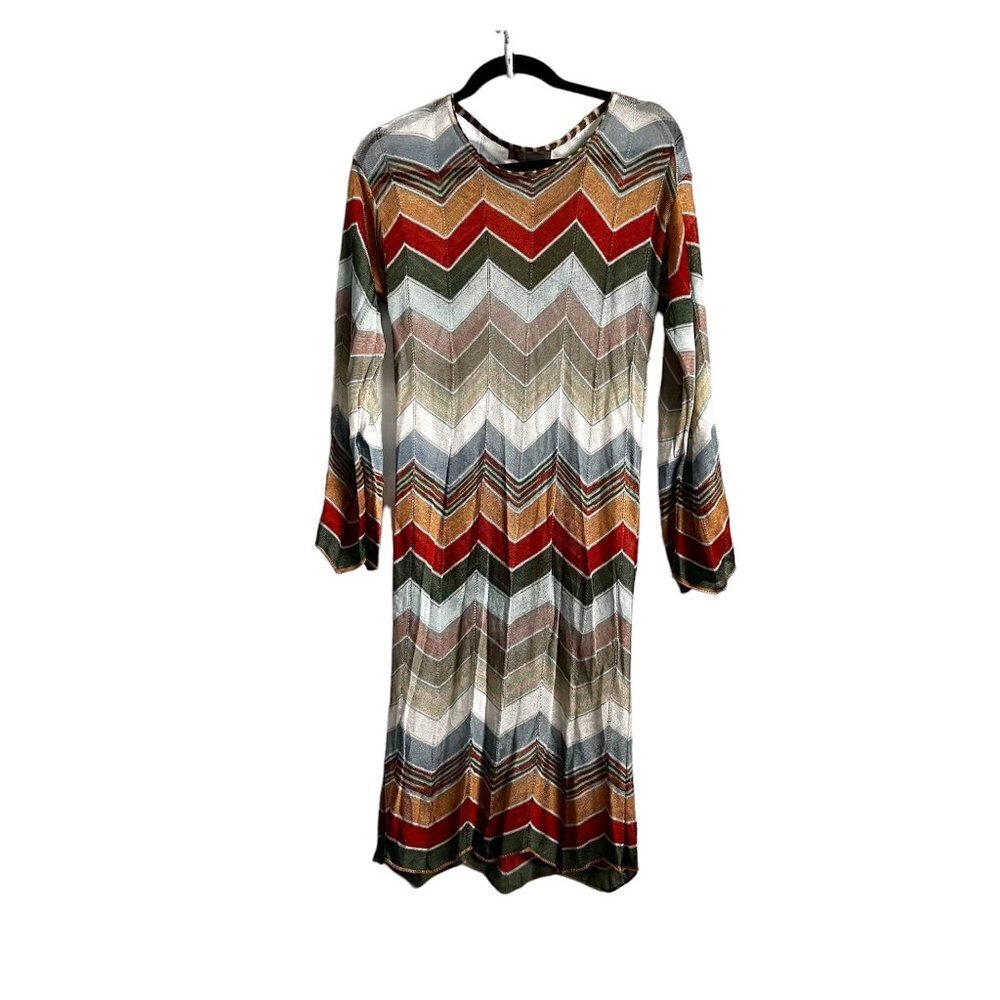 Missoni long sleeve shift dress